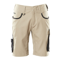 MASCOT® Workwear Shorts | UNIQUE | 5509 lichtkhaki/zwart | 18349-230-5509