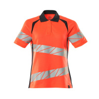 MASCOT® Workwear Poloshirt | ACCELERATE SAFE | 22210 hi-vis rood/donkermarine | 19093-771-22210