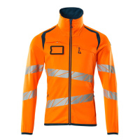 MASCOT® Workwear Fleecetrui met rits | ACCELERATE SAFE | 1444 hi-vis oranje/donkerpetrol | 19103-315