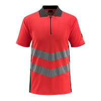 MASCOT® Workwear Poloshirt | SAFE SUPREME | 22218 hi-vis rood/donkerantraciet | 50130-933-22218