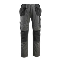MASCOT® Workwear Werkbroek met spijkerzakken | UNIQUE | 1809 donkerantraciet/zwart | 14031-203-1809