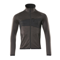MASCOT® Workwear Fleecetrui met rits | ACCELERATE | 1809 donkerantraciet/zwart | 18103-316-1809