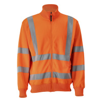 MASCOT® Workwear Sweatshirt met rits | SAFE CLASSIC | 14 hi-vis oranje | 50115-950-14