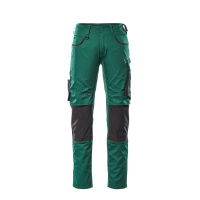 MASCOT® Workwear Werkbroek met kniezakken | UNIQUE | 0309 groen/zwart | 13079-230-0309