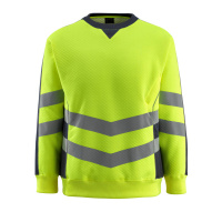 MASCOT® Workwear Sweatshirt | SAFE SUPREME | 17010 hi-vis geel/donkermarine | 50126-932-17010