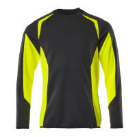 MASCOT® Workwear Sweatshirt | ACCELERATE SAFE | 0917 zwart/hi-vis geel | 22084-781-0917