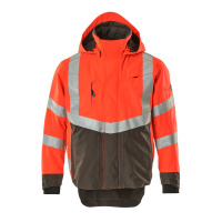 MASCOT® Workwear Shell jas | SAFE SUPREME | 22218 hi-vis rood/donkerantraciet | 15501-231-22218