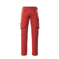 MASCOT® Workwear Werkbroek met dijbeenzakken | UNIQUE | 0209 rood/zwart | 12579-442-0209