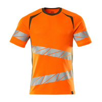 MASCOT® Workwear T-shirt | ACCELERATE SAFE | 1433 hi-vis oranje/mosgroen | 19082-771-1433