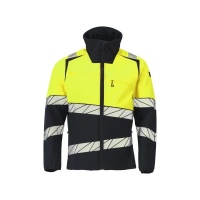 MASCOT® Workwear Softshell jas | ACCELERATE SAFE | 01017 donkermarine/hi-vis geel | 25002-246-01017