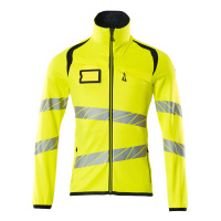 MASCOT® Workwear Fleecetrui met rits | ACCELERATE SAFE | 17010 hi-vis geel/donkermarine | 19103-315-