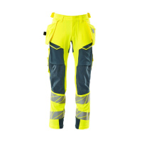 MASCOT® Workwear Werkbroek met spijkerzakken | ACCELERATE SAFE | 1744 hi-vis geel/donkerpetrol | 190