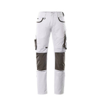 MASCOT® Workwear Werkbroek met kniezakken | UNIQUE | 0618 wit/donkerantraciet | 13079-230-0618