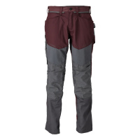MASCOT® Workwear Werkbroek met kniezakken | CUSTOMIZED | 2289 bordeaux/steengrijs | 22479-230-2289