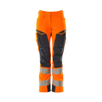 MASCOT® Workwear Werkbroek met kniezakken | ACCELERATE SAFE | 14010 hi-vis oranje/donkermarine | 190