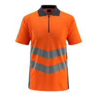 MASCOT® Workwear Poloshirt | SAFE SUPREME | 14010 hi-vis oranje/donkermarine | 50130-933-14010