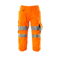 MASCOT® Workwear Driekwart Werkbroek met kniezakken | SAFE SUPREME | 14 hi-vis oranje | 17549-860-14