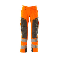 MASCOT® Workwear Werkbroek met kniezakken | ACCELERATE SAFE | 1418 hi-vis oranje/donkerantraciet | 1