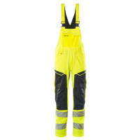 MASCOT® Workwear Amerikaanse overall met kniezakken | ACC | 17010 hi-vis geel/donkermarine | 19569-2