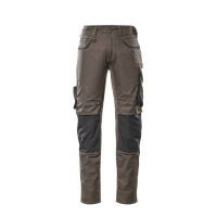 MASCOT® Workwear Werkbroek met kniezakken | UNIQUE | 1809 donkerantraciet/zwart | 13079-230-1809