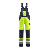 MASCOT® Workwear Amerikaanse overall met kniezakken | SAF | 17010 hi-vis geel/donkermarine | 15969-9