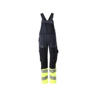 MASCOT® Workwear Amerikaanse overall met kniezakken | ACCELERATE MULTISAFE | 01017 donkermarine/hi-