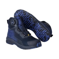 MASCOT® Workwear Veiligheidsschoenen hoog | FOOTWEAR ACCELERATE | 01091 donkermarine/helder blauw 