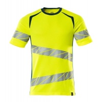 MASCOT® Workwear T-shirt | ACCELERATE SAFE | 1744 hi-vis geel/donkerpetrol | 19082-771-1744