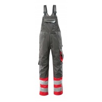 MASCOT® Workwear Amerikaanse overall met kniezakken | SAFE SUPREME | 18222 donkerantraciet/hi-vis r