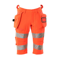 MASCOT® Workwear Shorts, lange met spijkerzakken | ACCELERATE SAFE | 222 hi-vis rood | 19349-711-222