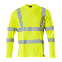MASCOT® Workwear T-shirt, met lange mouwen | SAFE CLASSIC | 17 hi-vis geel | 18281-995-17