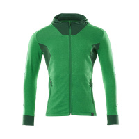 MASCOT® Workwear Capuchontrui met rits | ACCELERATE | 33303 helder groen/groen | 18584-962-33303