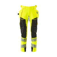 MASCOT® Workwear Werkbroek met spijkerzakken | ACCELERATE SAFE | 1709 hi-vis geel/zwart | 19031-711-