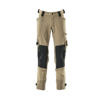 MASCOT® Workwear Werkbroek met kniezakken | ADVANCED | 55 lichtkhaki | 17079-311-55