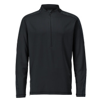 MASCOT® Workwear T-shirt, lange mouwen, met korte rits | CUSTOMIZED | 09 zwart | 22681-618-09