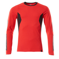 MASCOT® Workwear T-shirt, met lange mouwen | ACCELERATE | 20209 signaalrood/zwart | 18381-959-20209