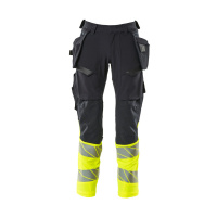 MASCOT® Workwear Werkbroek met spijkerzakken | ACCELERATE SAFE | 01017 donkermarine/hi-vis geel | 19