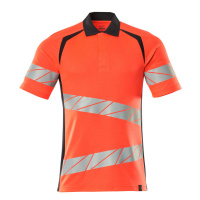 MASCOT® Workwear Poloshirt | ACCELERATE SAFE | 22210 hi-vis rood/donkermarine | 19083-771-22210