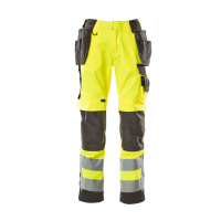 MASCOT® Workwear Werkbroek met spijkerzakken | SAFE SUPREME | 1718 hi-vis geel/donkerantraciet | 155