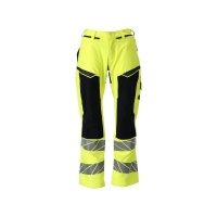 MASCOT® Workwear Broek met kniezakken | ACCELERATE MULTISAFE | 17010 hi-vis geel/donkermarine | 213