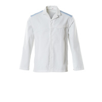 MASCOT® Workwear Jas | FOOD & CARE | 0691 wit/helder blauw | 20254-442-0691