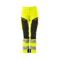 MASCOT® Workwear Werkbroek met kniezakken | ACCELERATE SAFE | 1709 hi-vis geel/zwart | 19078-511-170