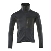 MASCOT® Workwear Fleecetrui met rits | ADVANCED | 01009 donkermarine/zwart | 17103-316-01009