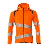MASCOT® Workwear Capuchontrui met rits | ACCELERATE SAFE | 1444 hi-vis oranje/donkerpetrol | 19284-