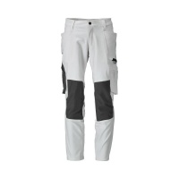 MASCOT® Workwear Broek met kniezakken | LIMITED EDITION | 06888 wit/antraciet | Z7079-511-06888