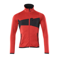 MASCOT® Workwear Fleecetrui met rits | ACCELERATE | 20209 signaalrood/zwart | 18103-316-20209