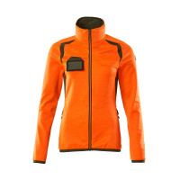 MASCOT® Workwear Fleecetrui met rits | ACCELERATE SAFE | 1433 hi-vis oranje/mosgroen | 19453-316-143