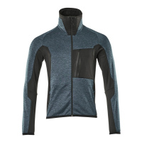 MASCOT® Workwear Fleecetrui met rits | ADVANCED | 4409 donkerpetrol/zwart | 17103-316-4409