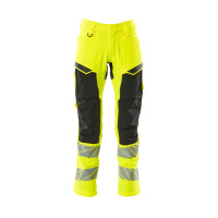 MASCOT® Workwear Werkbroek met kniezakken | ACCELERATE SAFE | 1709 hi-vis geel/zwart | 19479-711-170