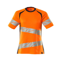 MASCOT® Workwear T-shirt | ACCELERATE SAFE | 14010 hi-vis oranje/donkermarine | 19092-771-14010
